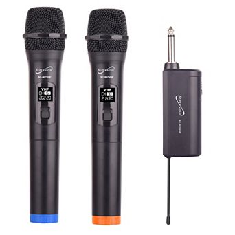SuperSonic VHF Dual Fix Channel Wireless with Microphones