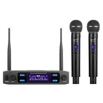 SuperSonic VHF Dual Channel Wireless Microphone System
