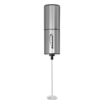 Brentwood Powerful Battery Operated Stainless Steel Electric Milk Frother