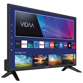 Super Sonic 24 Inch Widescreen LED HDMI Smart TV in Black