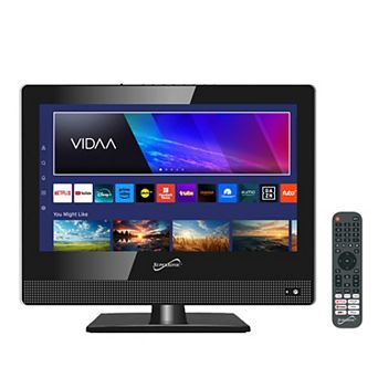 Super Sonic 15 Inch Widescreen LED HDMI Smart TV in Black