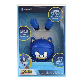 Sonic the Hedgehog Sonic True Wireless Bluetooth Earbuds in Blue