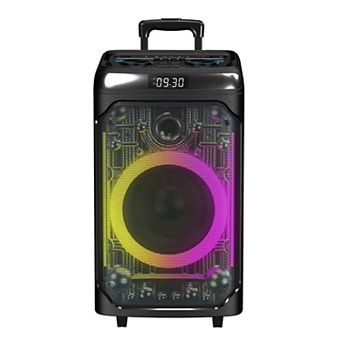 IQ Sound 12 Inch Party Speaker with Reactive LED Lights and True Wireless Stereo