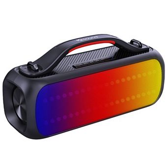 IQ Sound LED RBG Light Panel Portable Bluetooth Speaker IPX5 Water Resistant