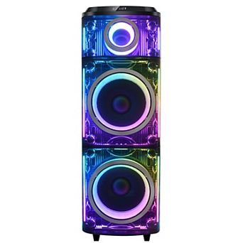 IQ Sound Cyber Flex 2x 12 Inch Portable Party Speaker