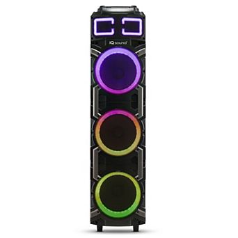 IQ Sound 3x 10 Inch Speaker Pro DJ Party Speaker with True Wireless Stereo