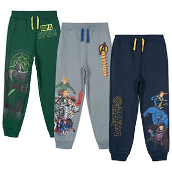 Marvel Comics 3-Pack Fleece Jogger Pants