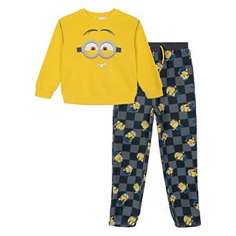 Minions 2 pc Fleece Sweatshirt and Pants Set