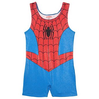 Marvel Spider-Man Sleeveless Gymnastics Romper