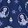Navy Elsa Snowflake