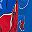 Spider Man Red Blue