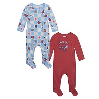 Marvel Spider-Man 2-Pack Footed Sleep N' Play