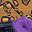 Yellow Grey Purple