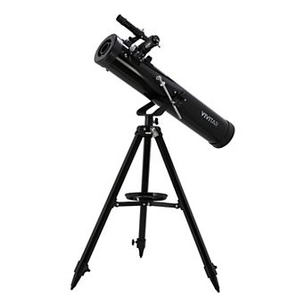 Vivitar Stars and Beyond 175x/262x/525x Reflector Telescope in Black with Bonus Star Chart