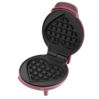 Brentwood Non-Stick Heart Shaped 4" Mini Waffle Maker