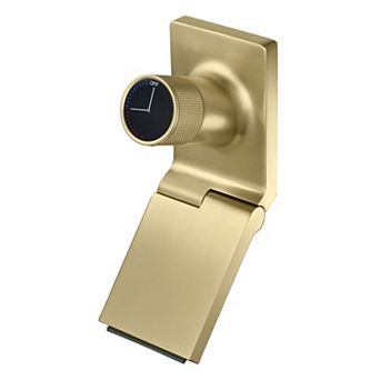 SUMERAIN Wall Mounted Waterfall Vessel Sink Faucet, Swiveling Spout with Adjustable Aerator