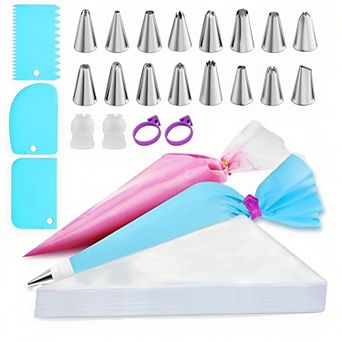 Icing Piping Bags and Tips Set, Cake Decorating Kit