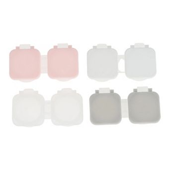 4 pc Flip Design Contact Lens Case