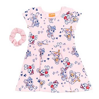 Paw Patrol Skater Dress and Scrunchie Set
