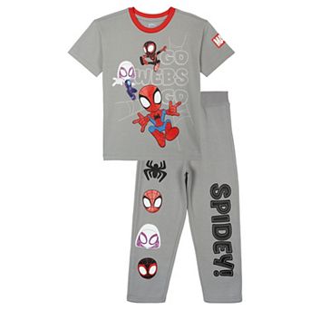 Marvel Spidey and His Amazing Friends 2 pc T-Shirt and Fleece Pants Set