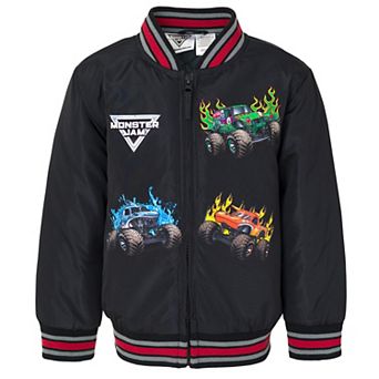 Monster Jam Zip-Up Bomber Jacket