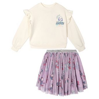 Marvel Spidey and His Amazing Friends Fleece Sweatshirt and Tulle Skirt Set