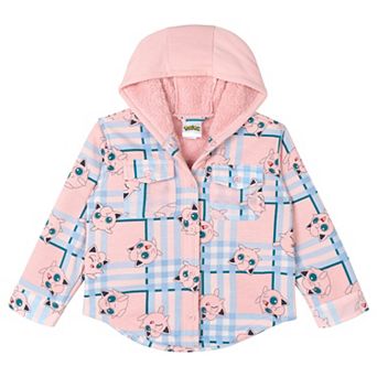 Pokemon Jigglypuff Hooded Shacket