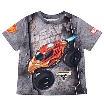 Monster Jam Marvel's Monster Trucks Athletic Short Sleeve T-Shirt