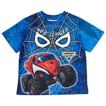 Monster Jam Marvel's Monster Trucks Athletic Short Sleeve T-Shirt