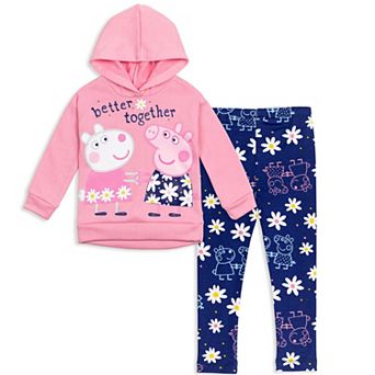 Peppa Pig 2 pc Fleece Hoodie and Leggings Set