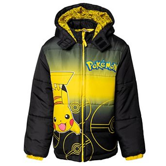 Pokemon Pikachu Hooded Puffer Coat