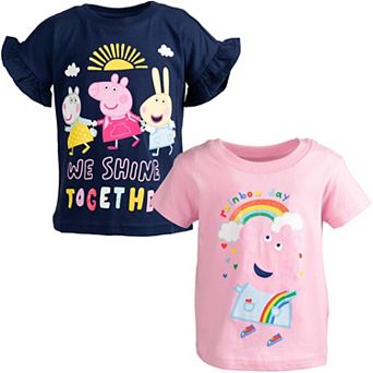 Peppa Pig Glitter 2-Pack T-Shirts