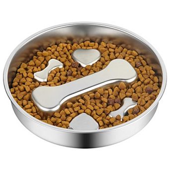 Stainless Steel Slow Feeder Bowl