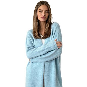Women's Loose Relaxed Fit V Neck Long Cardigan Long Sleeve All Season Outerwear