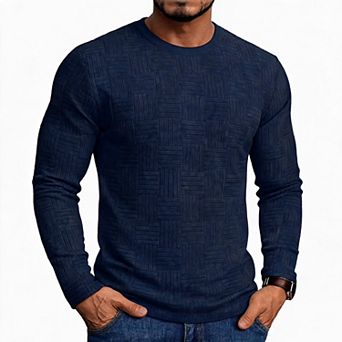 Men's Terry Cloth Shirt Long Sleeve Crew Neck Thermal Base Layer