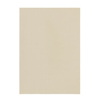 Solid Loop Knit Look Area Rug Machine Washable Stain Resistant Non-Slip Carpet for Porch Bedroom