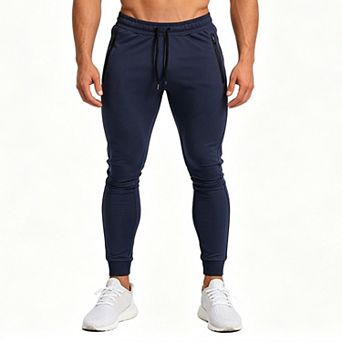 Men's Wide Leg Denim Jeans Loose Fit Elastic Waist Casual Straight