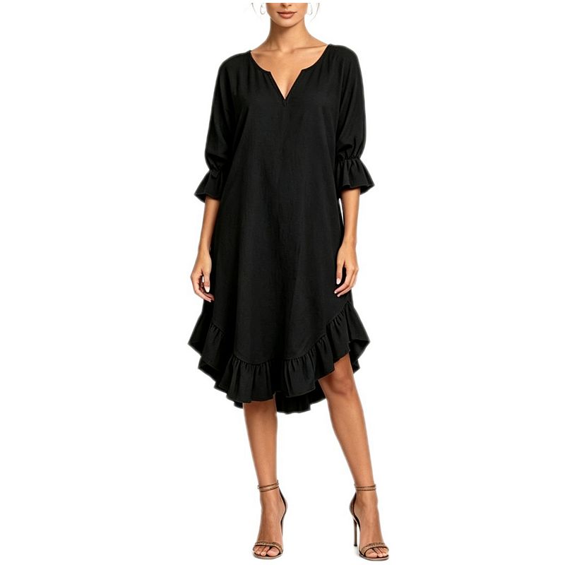 black formal high neck dress Elliot Sleeveless Maxi - collection_sale main image 1