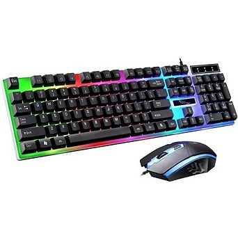 Gaming Keyboard and Mouse Combo LED Rainbow Backlit