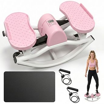 Swing Step Machine Compact Cardio Stepper for Home Fat-Burning & Body Shaping
