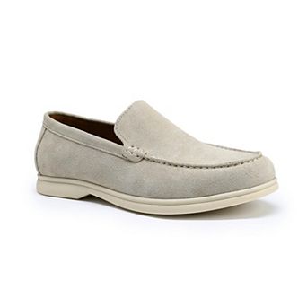 Men's Suede Slip‑On Loafers Dress Walking Shoes Venetian Loafers