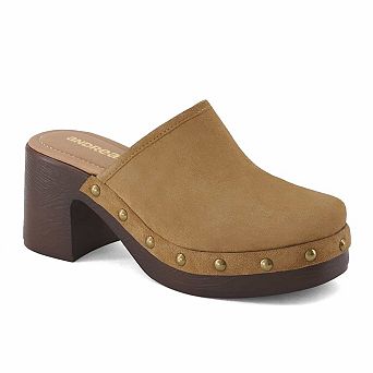Andrea Women's Heeled Mocassin Clogs 98528 - 3987940