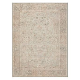 GENIMO Area Rug Machine Washable Non Slip Low Pile Lightweight Indoor Rug for Living Room Bedroom
