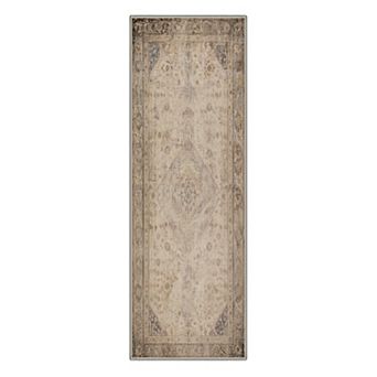 GENIMO Area Rug Machine Washable Non Slip Low Pile Lightweight Indoor Rug for Living Room Bedroom