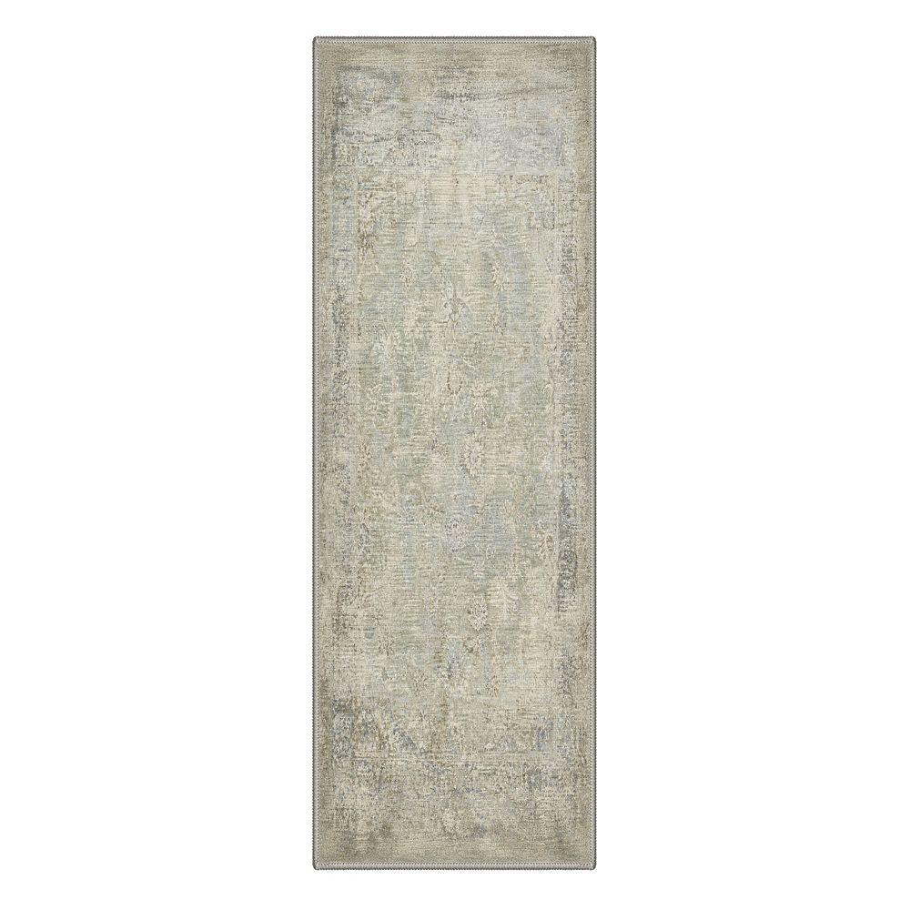 GENIMO Area Rug Machine Washable Non Slip Low Pile Lightweight Indoor ...