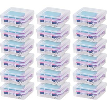 IRIS Pencil Case Box Storage Container for Organizing with Snap Lid