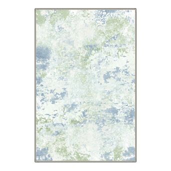 GENIMO Area Rug Machine Washable Non Slip Low Pile Lightweight Indoor Rug for Living Room Bedroom