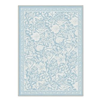 GENIMO Area Rug Machine Washable Non Slip Low Pile Lightweight Indoor Rug for Living Room Bedroom