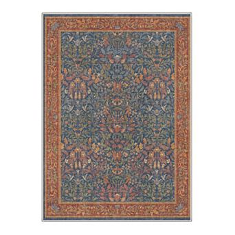GENIMO Area Rug Machine Washable Non Slip Low Pile Lightweight Indoor Rug for Living Room Bedroom