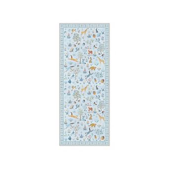 GENIMO Area Rug Machine Washable Non Slip Low Pile Lightweight Indoor Rug for Living Room Bedroom